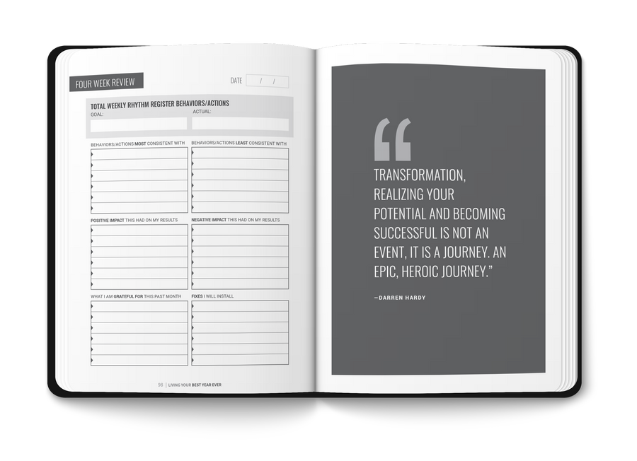 Living Your Best Year Ever Journal by DARREN HARDY –