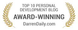 Award Winning Top 10 Personal Development Blog for DarrenDaily.com